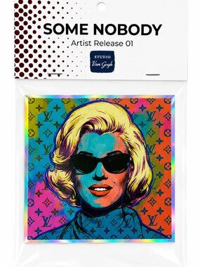 Some Nobody Artist Release 01 Sticker - LV Marilyn Monroe - NWT